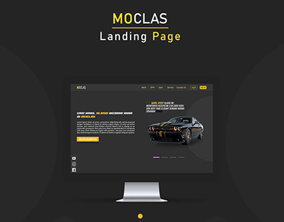 Simple Moclas landing page