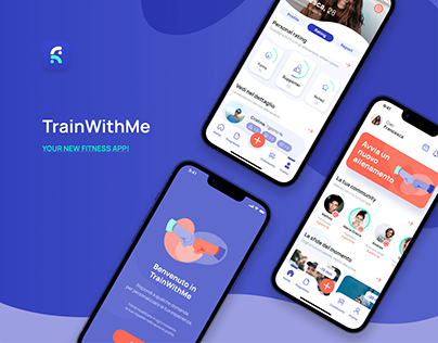 TrainWithMe Mobile App UI