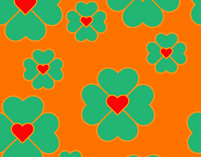 Irish Hearts - Gift wrapping design