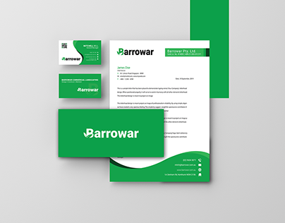 Barrowar logo brand Identity design