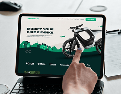 Electric Bikes - eCommerce Website UI/UX Design
