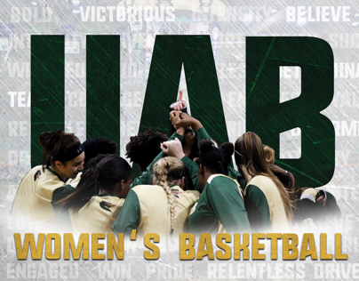 UAB Women’s Basketball Team Poster