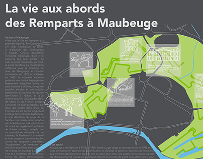 Infographie Remparts de Maubeuge