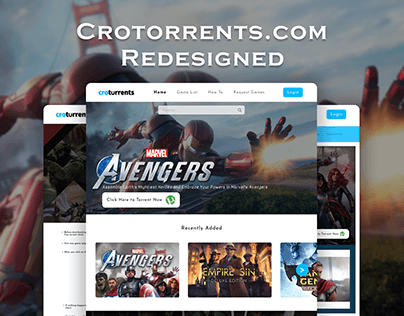 Crotorrents.com Redesigned
