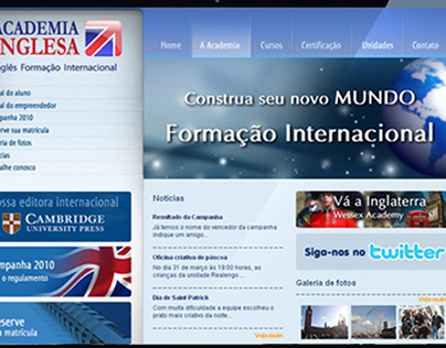 Website - Academia Inglesa