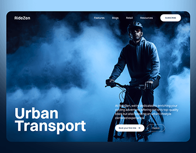 Bike Rental Landing Page @ Flagship