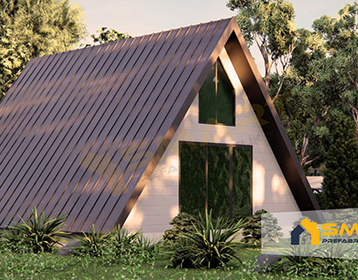 100 m2 Çelik Villa Modeli Smart Prefabrik Çelik Yapı