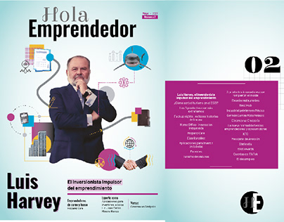 Revista Hola Emprendedor con Luis Harvey