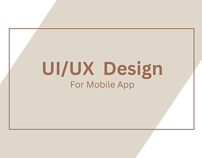 UI/UX Design For Mobile Application (Elira)