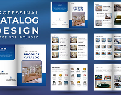 Product catalog template or multipurpose brochure