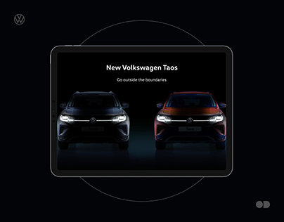Volkswagen Taos 3D Landing Page