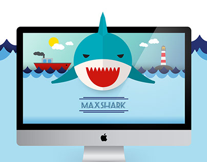 Shark info website design