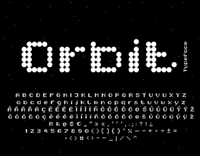 Type Design Experiment // Orbit Typeface