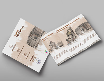 Design a booklet for pune darshan