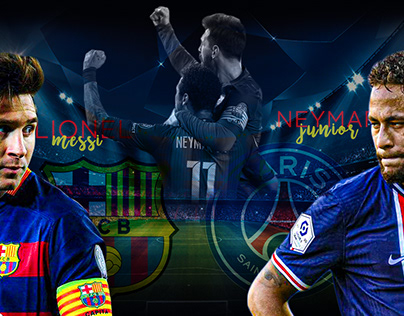 Messi vs Neymar Poster