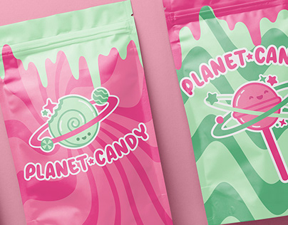PLANET CANDY store - Brand identity