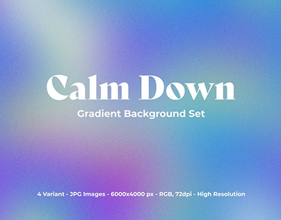 Calm Down Gradient Background