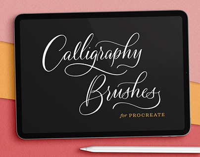 Calligraphy Nib Procreate Brushes