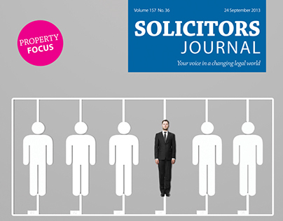 Front covers for Solicitors Journal