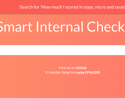 Smart Internal Checker