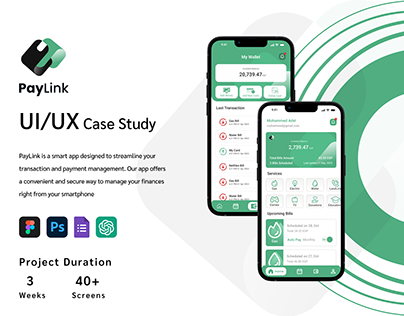UX/UI Case Study - PayLink App