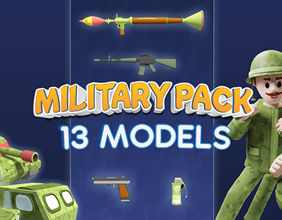 Cartoon Military Pack