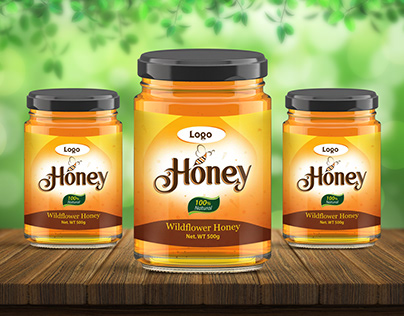 Honey Label Jar Project
