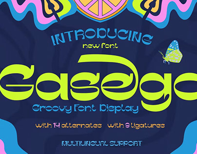 Free Gesego | Groovy Display Font