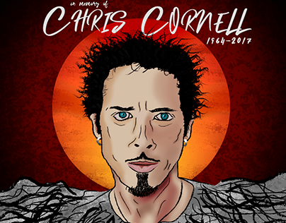 Artwork #2: "In Memory of Chris Cornell (1964-2017/∞)"