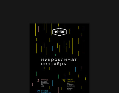 Microclimate poster design