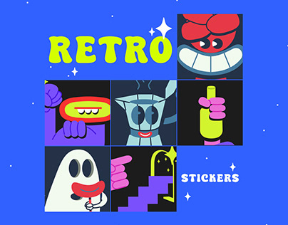 Retro Stickers