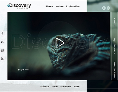 Discovery Channel Banner Design