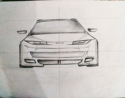Automobile sketching