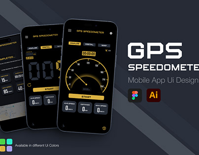 Project thumbnail - Mobile App | UI Design | GPS Speedometer