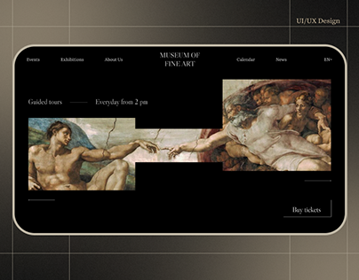Museum of Fine Art | Web Design Concept