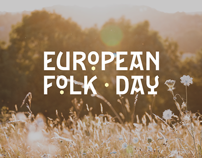 European Folk Day brand identity