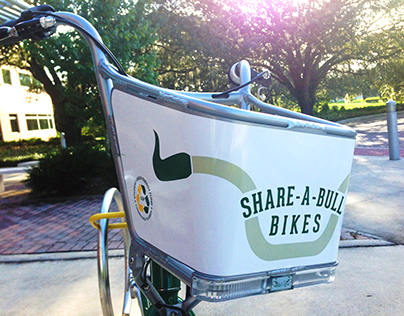Logo & Bicycle Design | USF Share-A-Bull Bikes