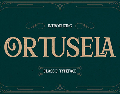 ORTUSELA Typeface