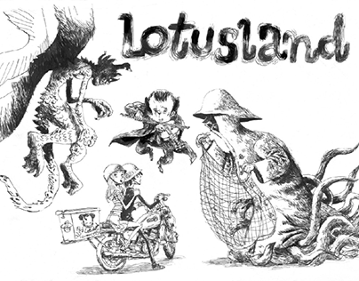 Project thumbnail - Comic book project : "Lotusland"