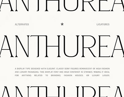 Anthurea - Classic Serif Font