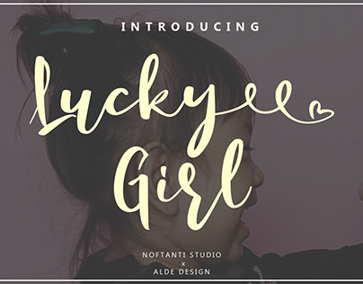 Lucky Girl - Handwritten Font