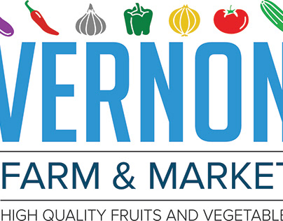 Vernon Farm and Market Logo Design