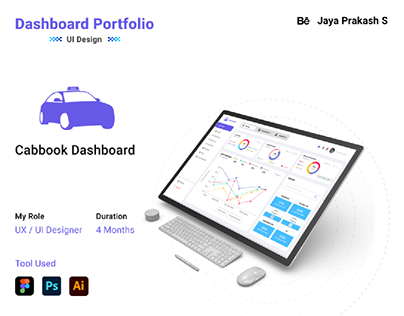 Cab Book Dashboard(UI Design)