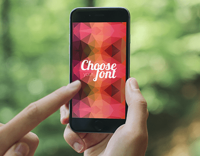 CHOOSE YOUR FONT - App tipográfica