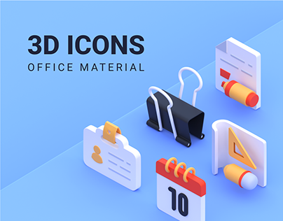Icon Pack: Office Material (Animation)