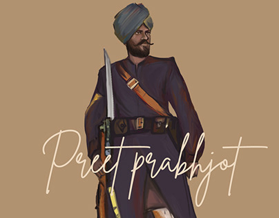 Sikh Sepoy Illustration