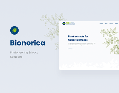 Bionorica: Phytoneering Extract Solutions Website
