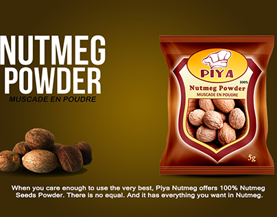 Product Mockup and Social Banner for NUTMEG