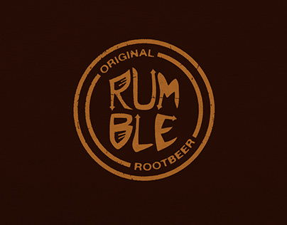 Rumble Rootbeer Branding