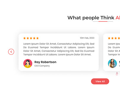 Customer Reviews Section